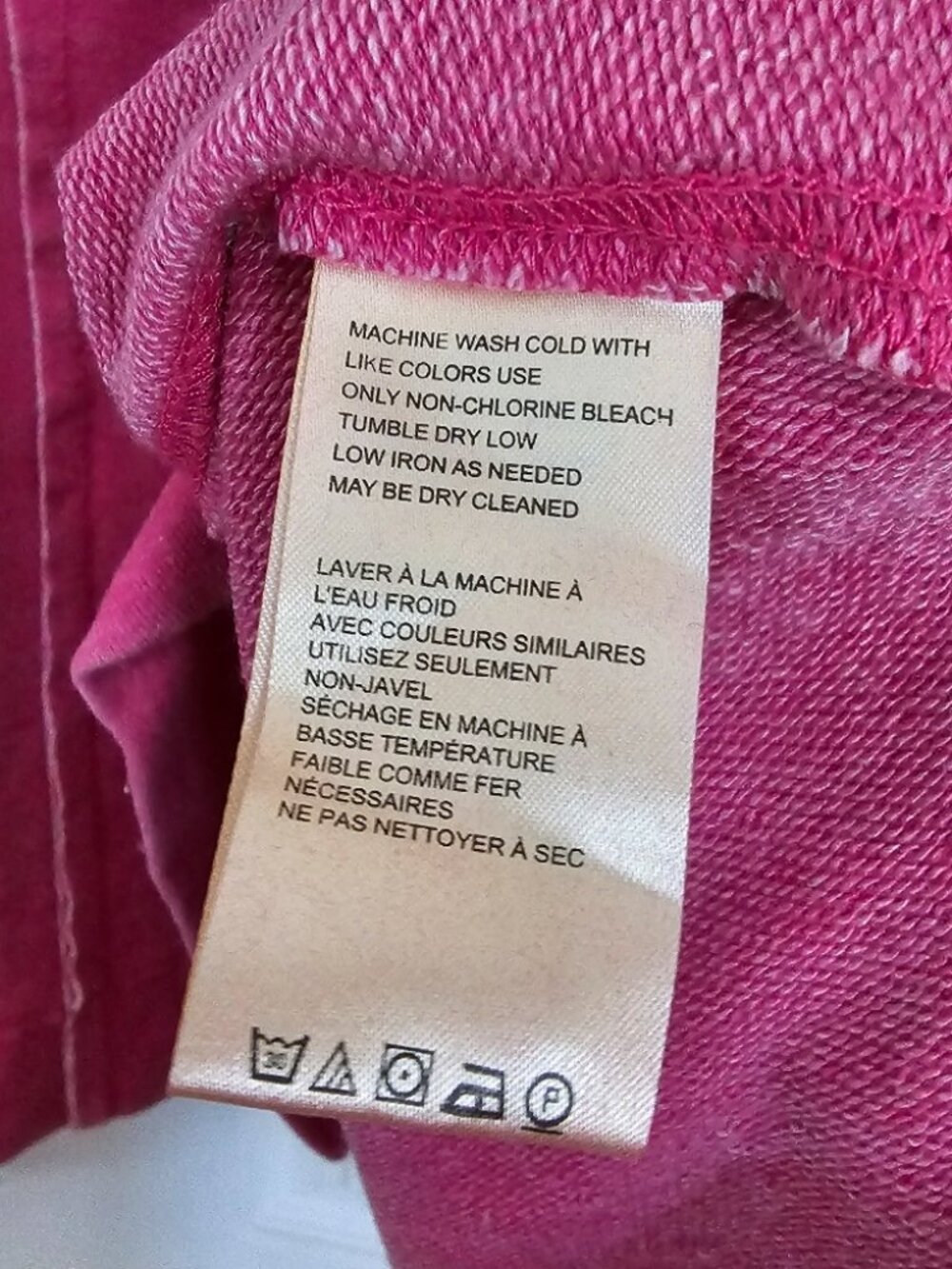 Free People Daisy Sweatshirt- Dragonfruit Sorbet - Picture 8 of 9